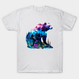 Watercolor Grizzly T-Shirt